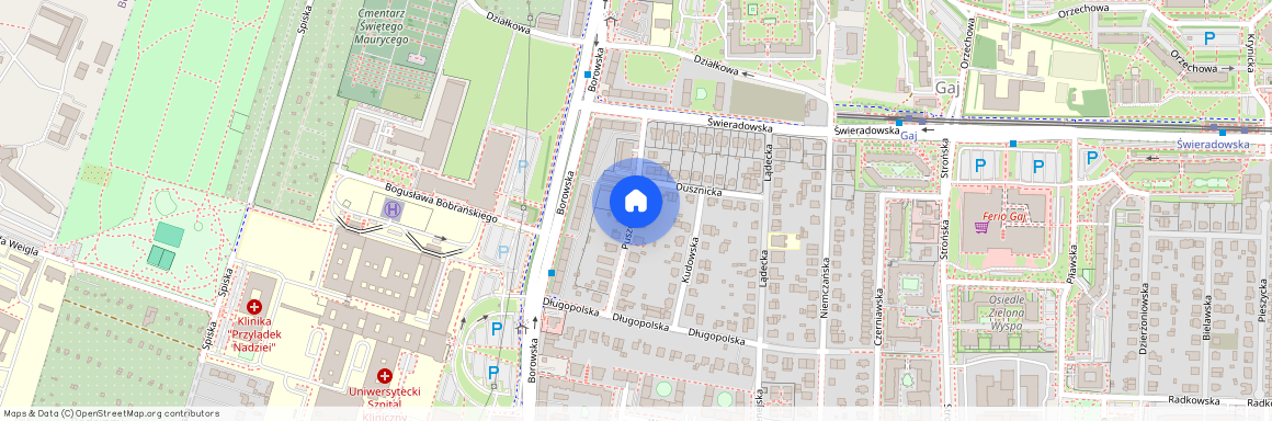 ul. Puszczykowska, Gaj, Krzyki, Wrocław, dolnośląskie