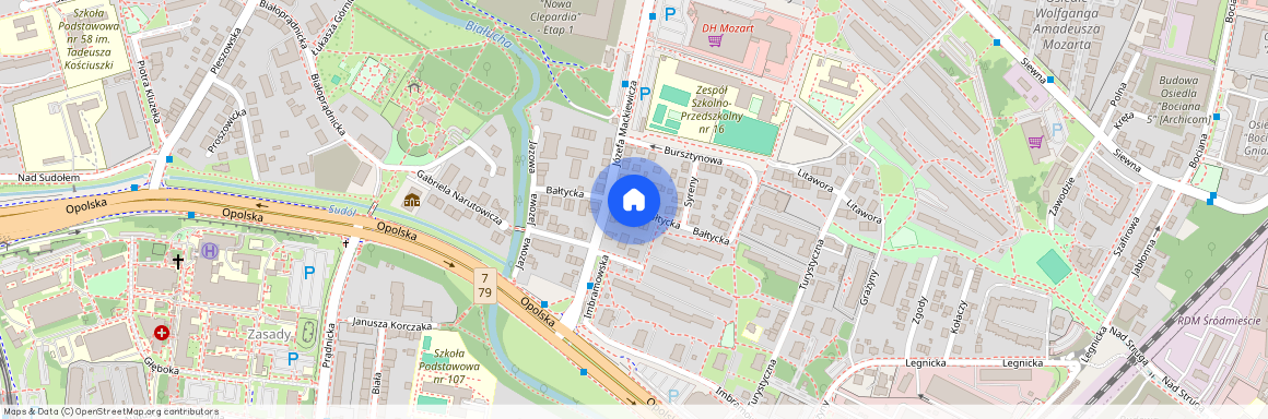 ul. Bałtycka, Prądnik Biały, Prądnik Biały, Kraków, małopolskie