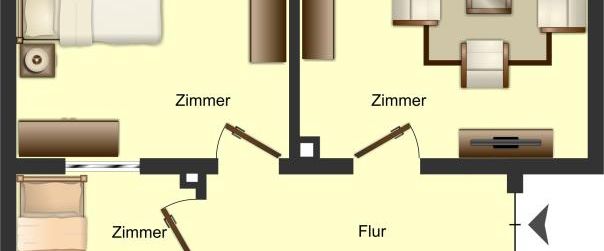 Demnächst frei! 3-Zimmer-Wohnung in Höxter Höxter - Photo 1