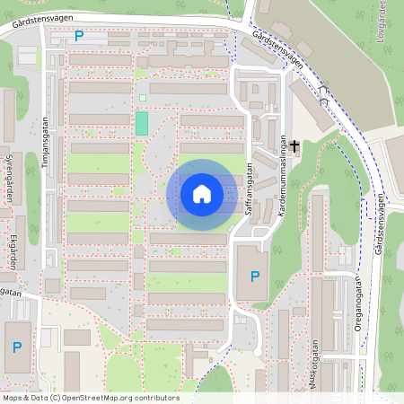 Gårdstensberget, Göteborg, Västra Götaland, Saffransgatan 38 .