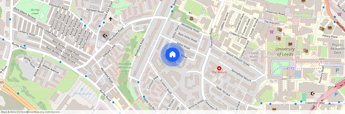 Kelso Gardens, University, Leeds