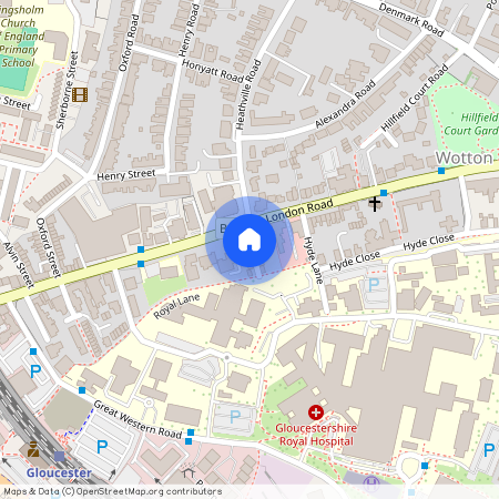 Newland Street, Gloucester, Gloucestershire, GL1