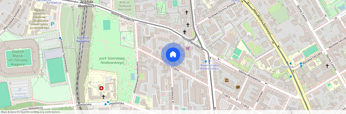 ul. 5 Lipca, Turzyn, Śródmieście, Szczecin, zachodniopomorskie