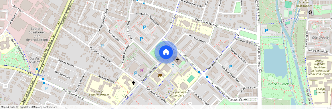 Place de l'Île de France, Francja, Strasbourg