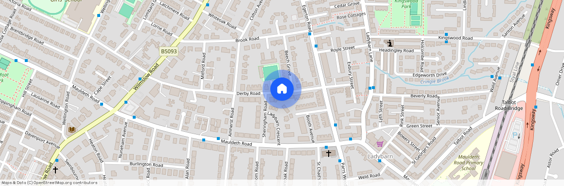 Derby Road, Fallowfield, Manchester, Manchester, M14 6US