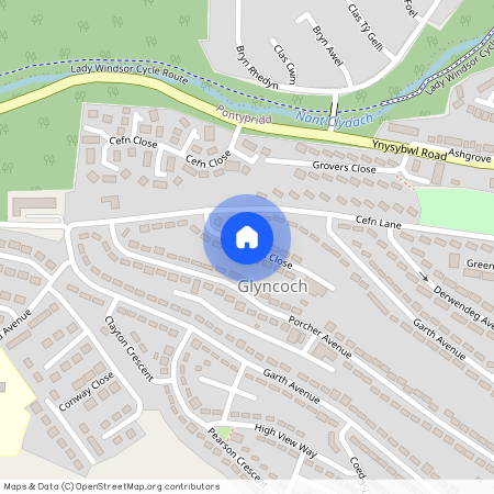 Clydach Close, Glyncoch, Pontypridd