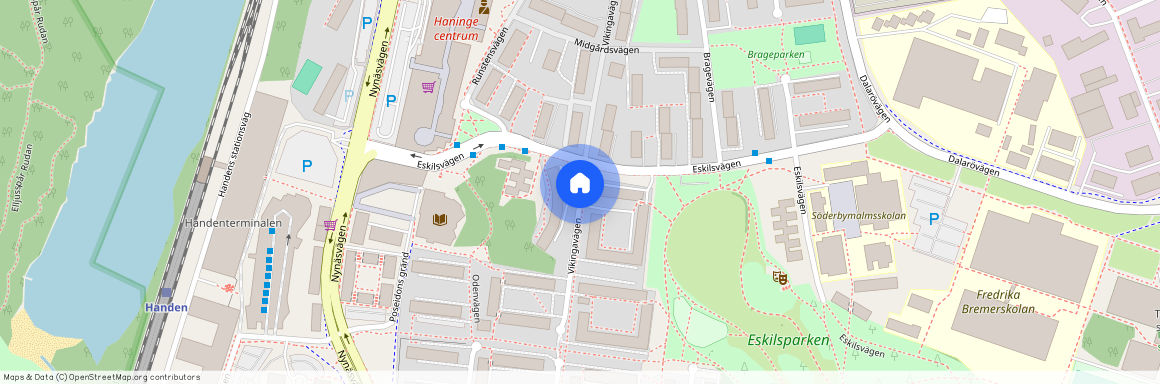 Vikingavägen, Handen