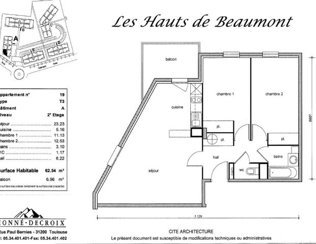 location Appartement T3 DE 62.54m² À BEAUMONT - Photo 1