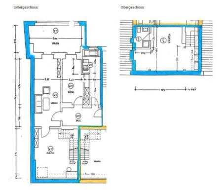 Frisch renovierte Maisonettewohnung mit Sichtbalken und 2 Bäder - Foto 4