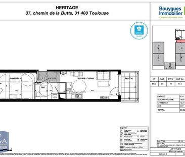 Location Appartement 2 pièces 40m² TOULOUSE 31400 - Photo 5