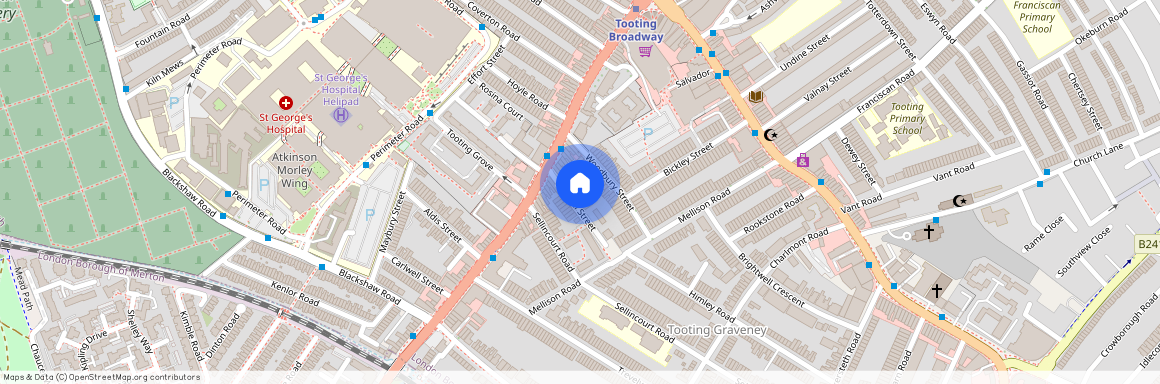 Nutwell Street, Tooting Broadway