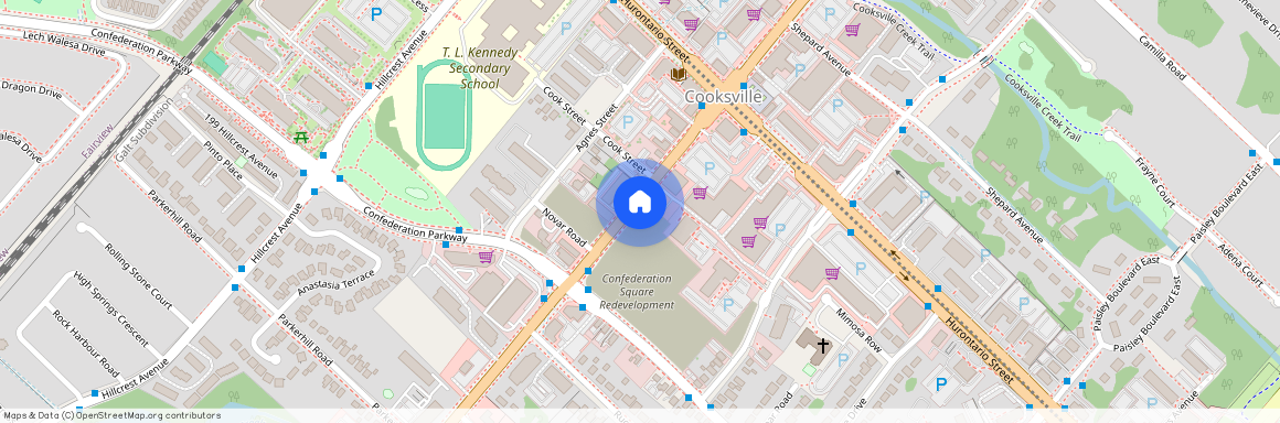 86 Dundas Street W #815, Mississauga, Cooksville