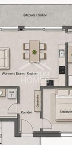 Erstbezug - 3½-Zimmer-Wohnung im 2. OG - Foto 4