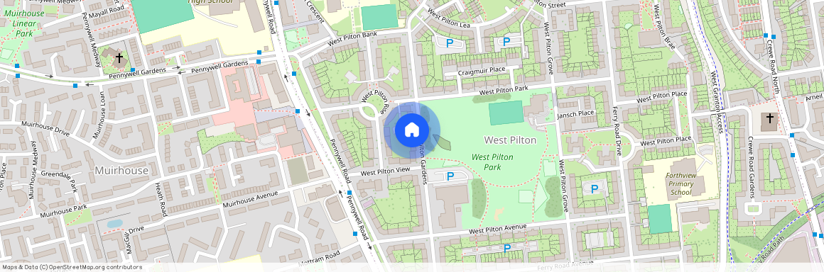 0897L West Pilton Gardens, Edinburgh, EH4 4DT