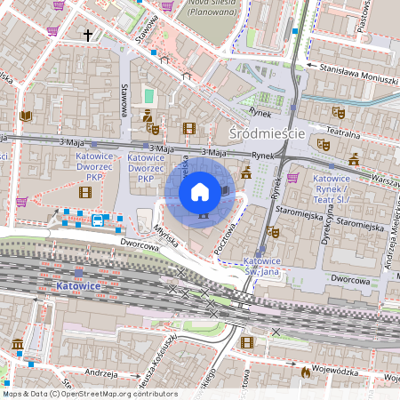 ul. Młyńska, Śródmieście, Katowice, śląskie