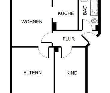 Demnächst frei! 3-Zimmer-Wohnung in Gelsenkirchen Hassel - Photo 1