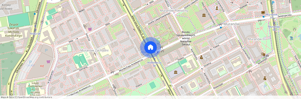 al. Aleja Jana Pawła II, Muranów, Śródmieście, Warszawa, mazowieckie