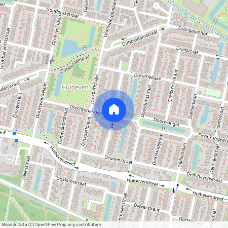 Huibeven Midden, 5043 GH, Deldenstraat, Tilburg