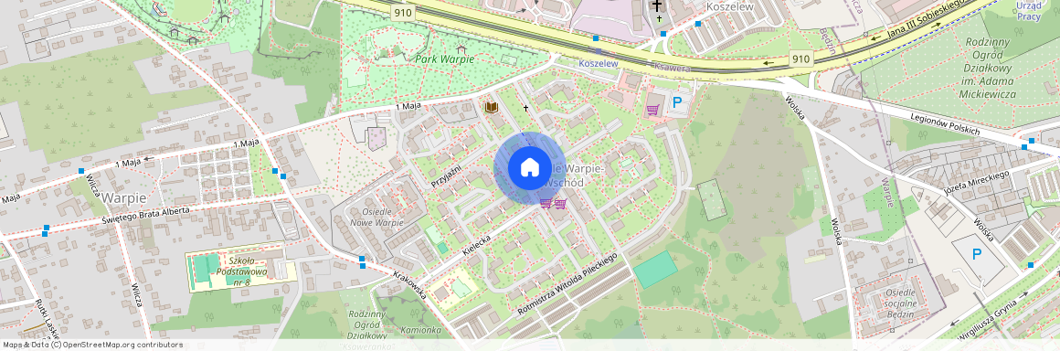 ul. Warpie, Będzin, będziński, śląskie