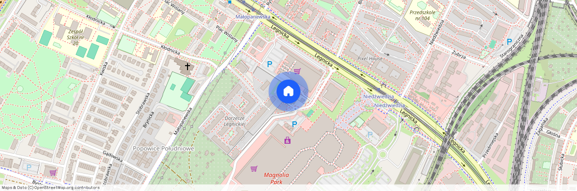 ul. Legnicka, Popowice Południowe, Fabryczna, Wrocław, dolnośląskie