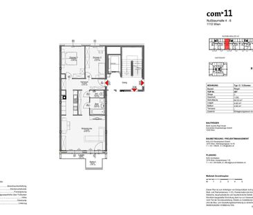 Schöne 3 Zimmerwohnung mit Balkon Nähe Gasometer - Foto 3