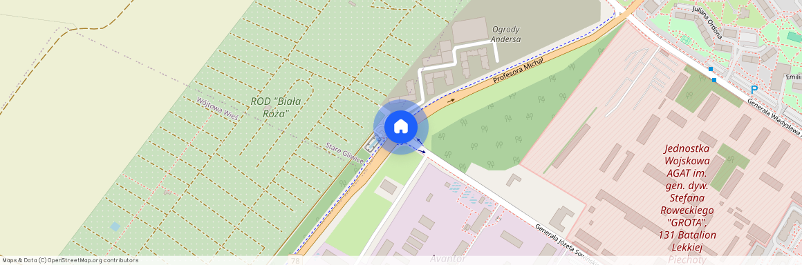 ul. Józefa Sowińskiego, Wojska Polskiego, Gliwice, śląskie