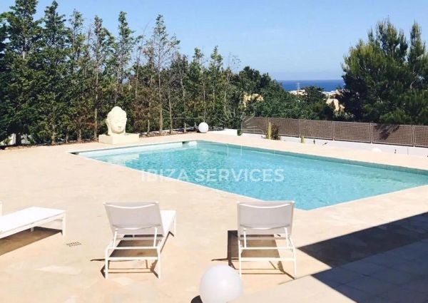 Annual or seasonal rental villa Sa Carroca with sea views