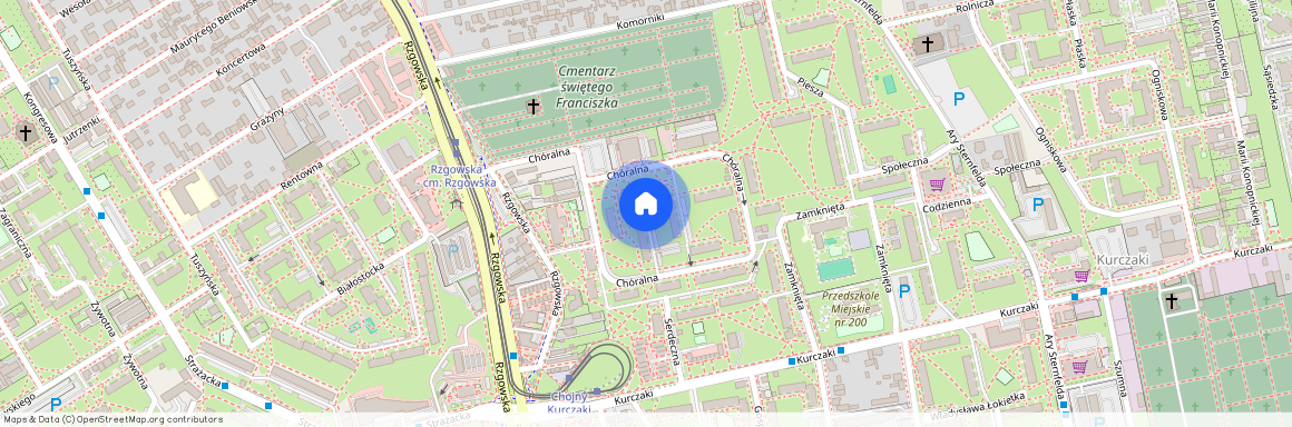 Łódź Górna, Chóralna