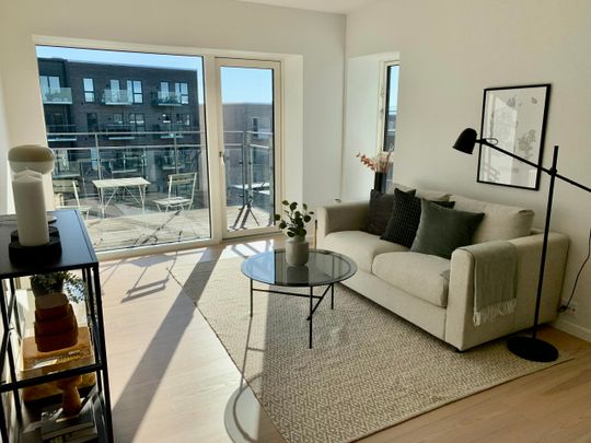 Moderne 2-værelses lejlighed i Aalborgs havneområde - Photo 1