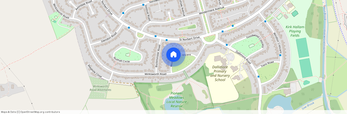 Woolsthorpe Crescent, Kirk Hallam, Ilkeston
