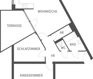 Großzügige, gemütliche 3-Zimmer Wohnung mit Loggia in Salzburg! - Foto 3