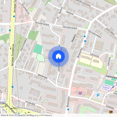 ul. Jana Sas-Zubrzyckiego, Wola Duchacka, Podgórze Duchackie, Kraków, małopolskie