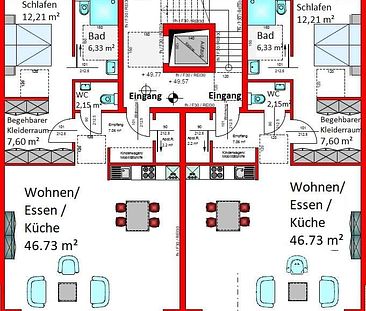 Modernes Wohnen am Deckershof 2 Zimmer – Neubauwohnung zur Miete in Viersen Boisheim - Foto 4