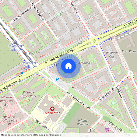 Warszawa Wilanów, Adama Branickiego