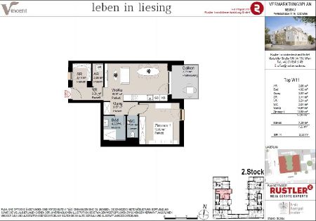 Erstbezug - Perfekter Grundriss | 2-Zimmerhit mit Balkon | Fertigstellung 2025 - Foto 5