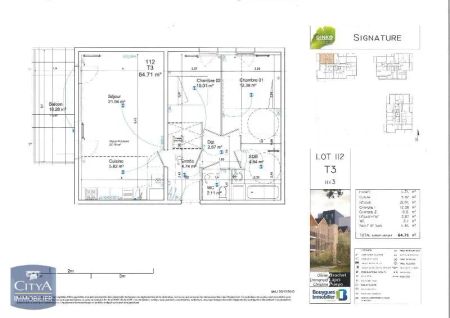 Appartement à louer 3 pièces 64.75m² - Photo 5