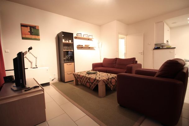 Beautiful furnished apartment with large balcony near the European Parliament in a private enclosure - Photo 1