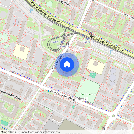 ul. Władysława Broniewskiego 87, Piaski, Bielany, Warszawa, mazowieckie