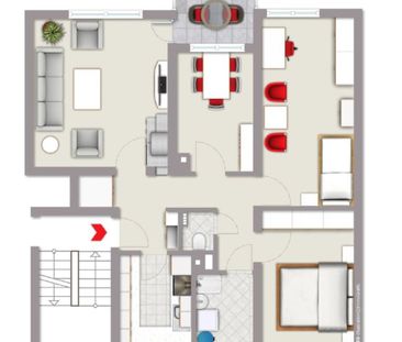 Renovierte 4-Zimmer-Wohnung + EBK + Balkon - Photo 6