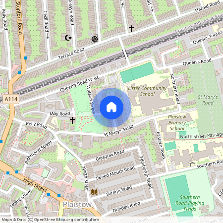 Plaistow Park Road, Plaistow, London, E13