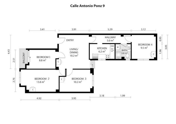 Calle Antonio Ponz, Valencia, Valencian Community 46011