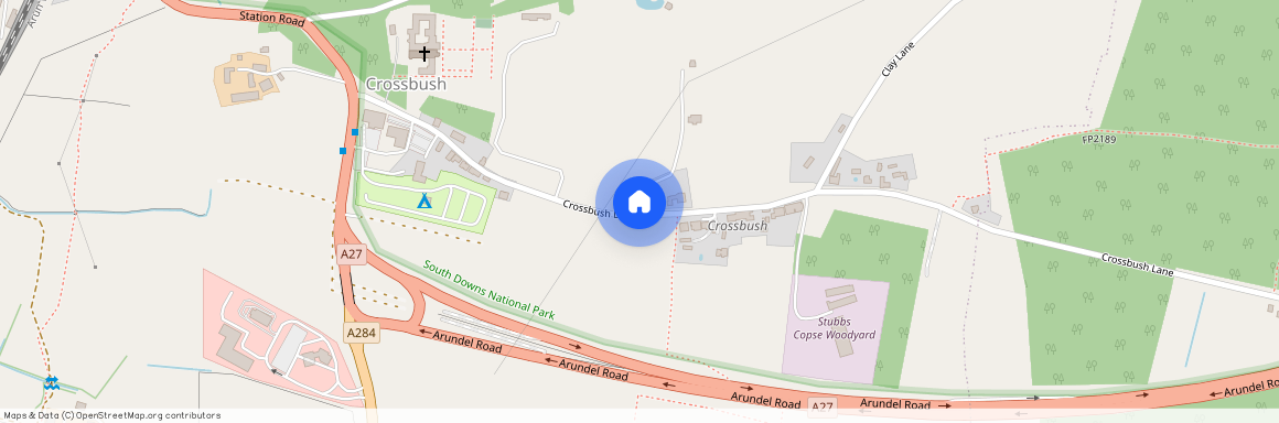 The Meadows, Crossbush Lane, Crossbush, BN18
