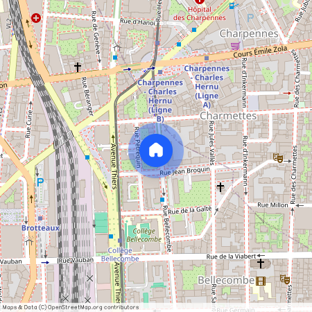 21 RUE PETREQUIN, 26 RUE BELLECOMBE, LYON 6EME ARRONDISSEMENT Bellecombe-Thiers