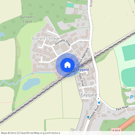 Station approach, Faygate RH12