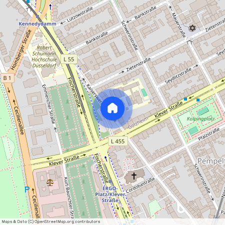 Kaiserswerther str. 73 Dusseldorf Golzheim Nordrhein-Westfalen 40476