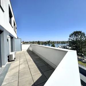 Penthouse mit Donaublick und 360 Grad Dachterrasse - direkt an der Alten Dona - Foto 1