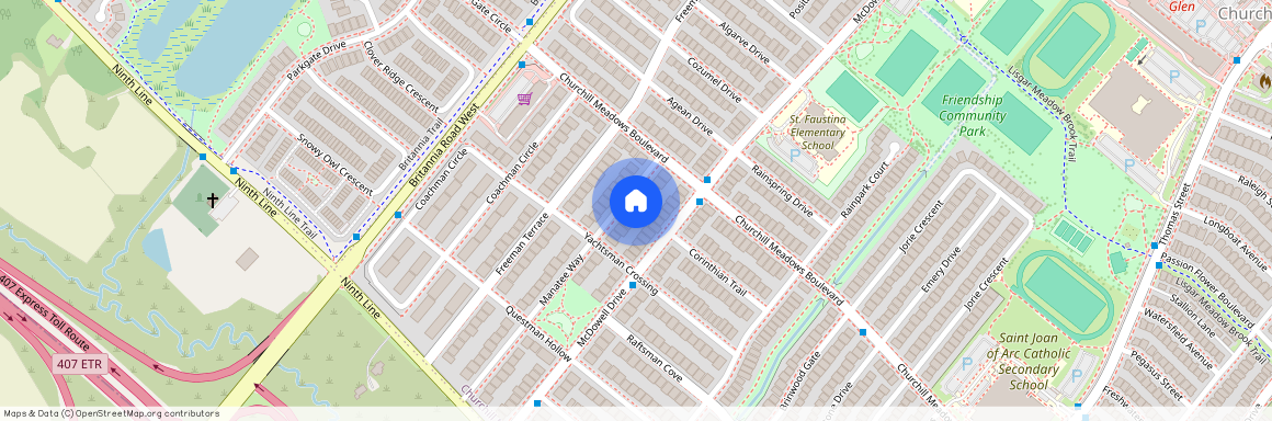 3838 Manatee Way #Main/2nd Flr, Mississauga, Churchill Meadows