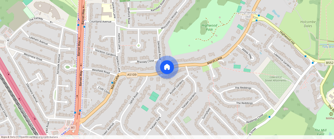 Marsh Lane, London NW7