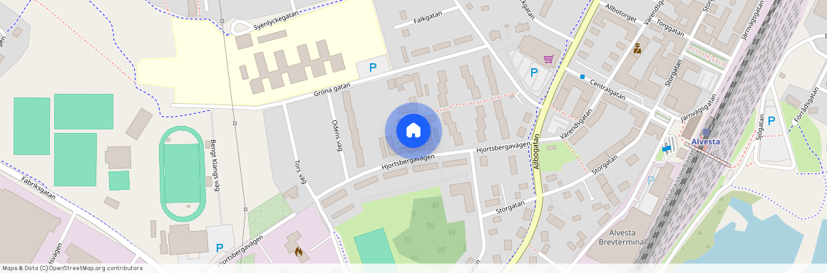 Alvesta Centrum, Kronoberg, Hjortsbergavägen 10 D