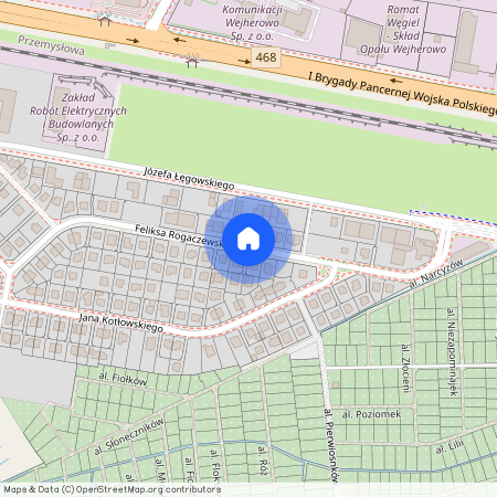 ul. Feliksa Rogaczewskiego, Wejherowo, wejherowski, pomorskie